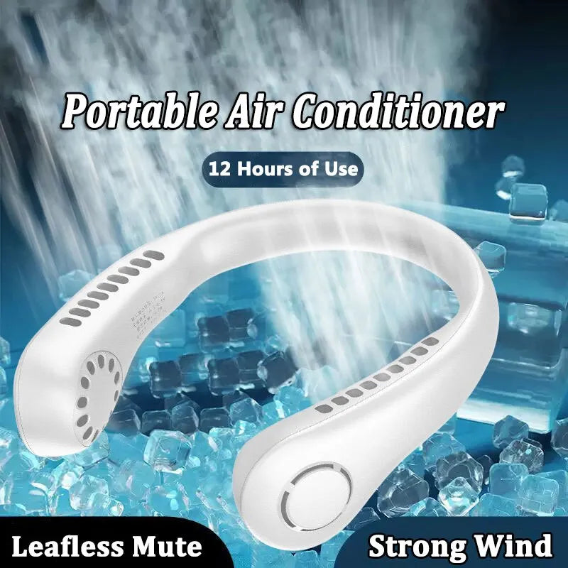 Portable Rechargeable Neck Fan ...