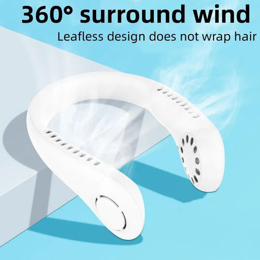 Oortable Neck Fan Rechargable Cooling Fan