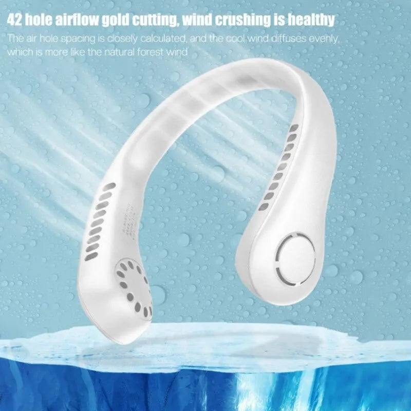 Portable Rechargeable Neck Fan ...