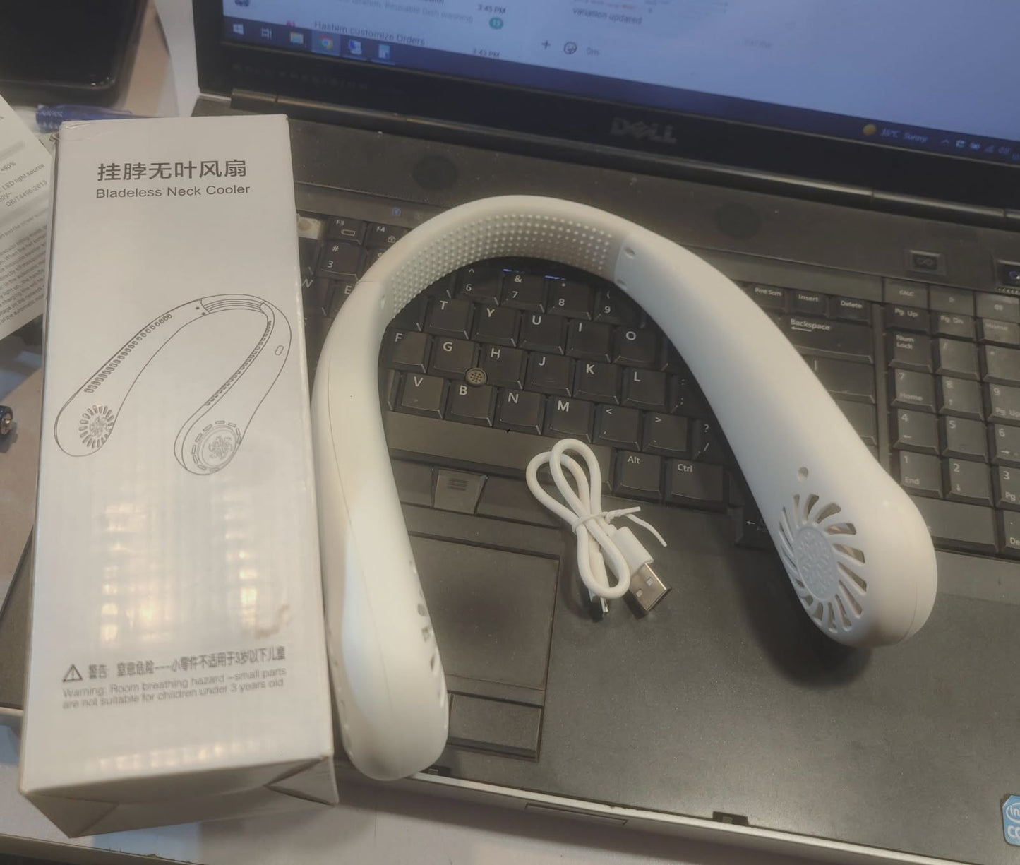 Portable Rechargeable Neck Fan ...