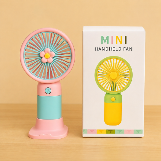 Mini Pocket Breeze Portable Fan  | USB Rechargeable Handheld Fan